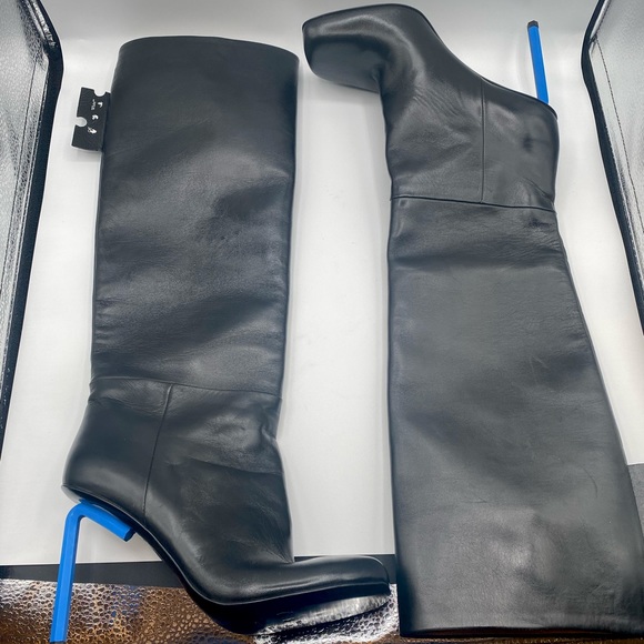 Off-White Shoes - Final Price - Off-White Allen Leather Knee High Boots